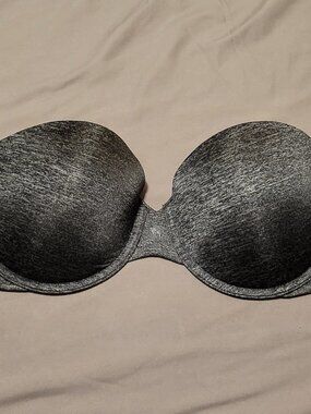Victoria's Secret Gray-Marled Strapless Bra